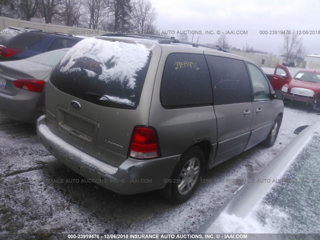 2FMDA58244BB01026 - 2004 FORD FREESTAR LIMITED BROWN photo 4