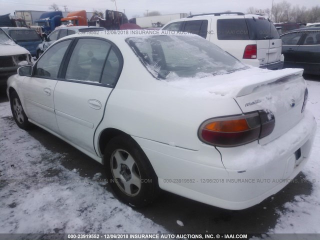 1G1NE52J83M636407 - 2003 CHEVROLET MALIBU LS WHITE photo 3