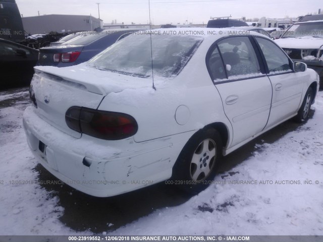 1G1NE52J83M636407 - 2003 CHEVROLET MALIBU LS WHITE photo 4