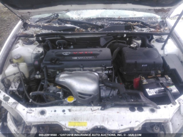 4T1BE32K03U236098 - 2003 TOYOTA CAMRY LE/XLE/SE WHITE photo 10