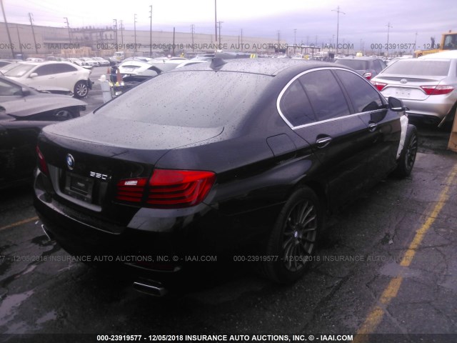 WBAKN9C54ED680729 - 2014 BMW 550 I BLACK photo 4