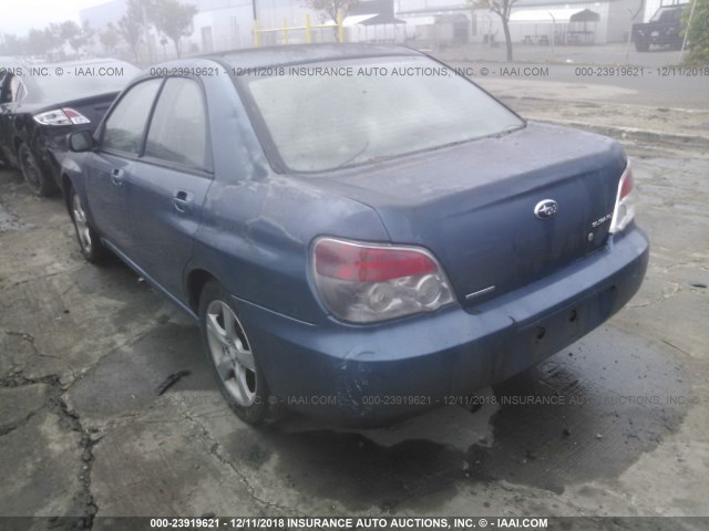 JF1GD61697H508199 - 2007 SUBARU IMPREZA 2.5I BLUE photo 3