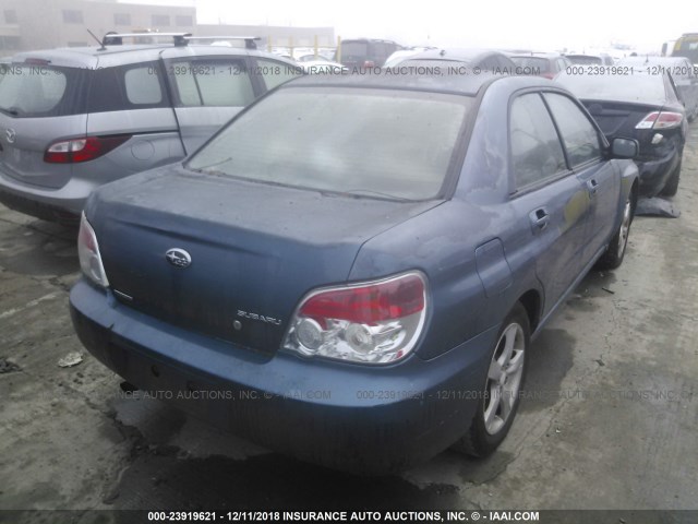 JF1GD61697H508199 - 2007 SUBARU IMPREZA 2.5I BLUE photo 4