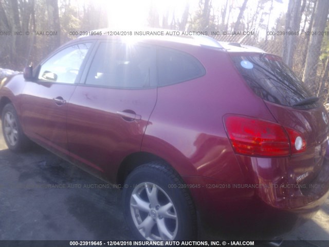 JN8AS58V99W169816 - 2009 NISSAN ROGUE S/SL RED photo 3