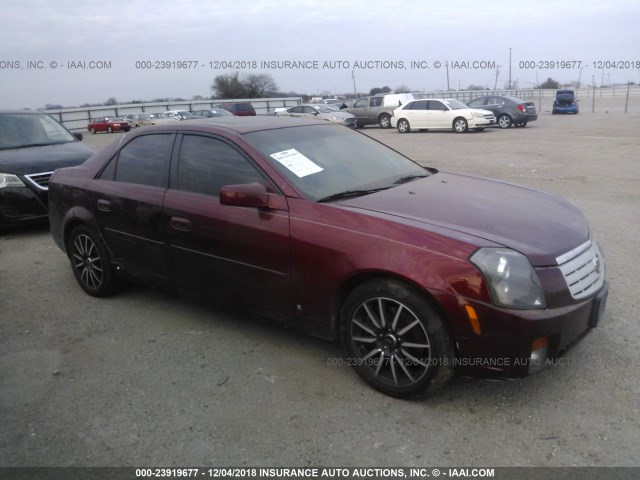 1G6DP577X60166339 - 2006 CADILLAC CTS HI FEATURE V6 RED photo 1