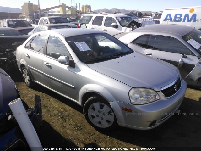 KL5JD56Z76K307762 - 2006 SUZUKI FORENZA SILVER photo 1