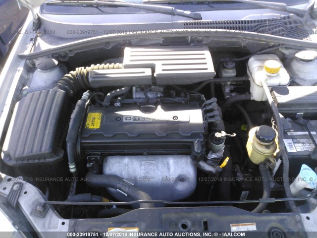 KL5JD56Z76K307762 - 2006 SUZUKI FORENZA SILVER photo 10