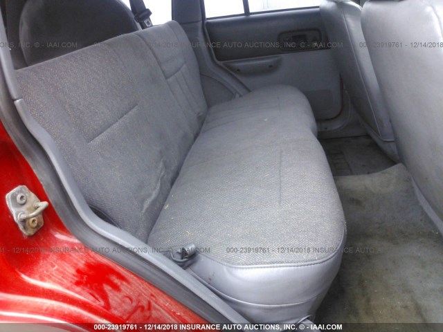 1J4FJ68S5WL107756 - 1998 JEEP CHEROKEE SPORT/CLASSIC წითელი ფოტო 6