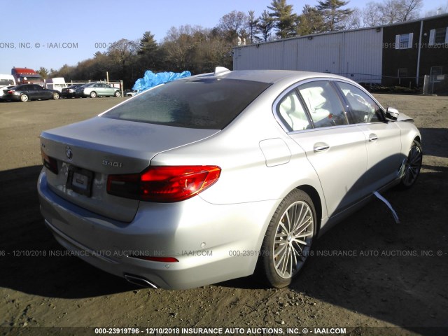 WBAJE7C3XHG887062 - 2017 BMW 540 XI SILVER photo 4