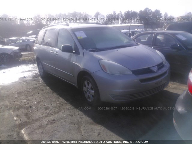 5TDZA23C84S039069 - 2004 TOYOTA SIENNA CE/LE SILVER photo 1