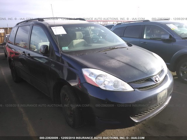 5TDZK23C17S082573 - 2007 TOYOTA SIENNA CE/LE BLUE photo 1