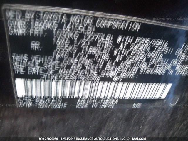 JTLKE50E881006996 - 2008 TOYOTA SCION XB MAROON photo 9