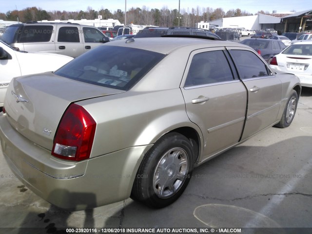 2C3LA53G16H165774 - 2006 CHRYSLER 300 TOURING BEIGE photo 4