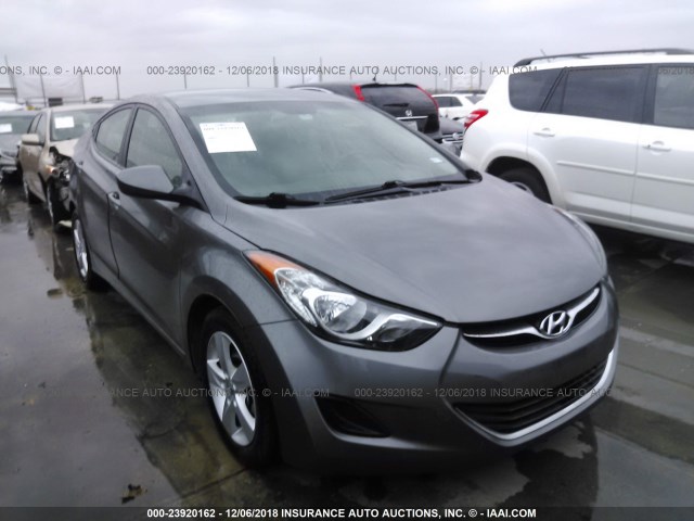 5NPDH4AE3DH232614 - 2013 HYUNDAI ELANTRA GLS/LIMITED GRAY photo 1