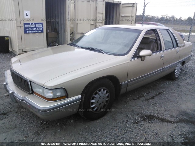 1G4BN52P8RR413757 - 1994 BUICK ROADMASTER BEIGE photo 2