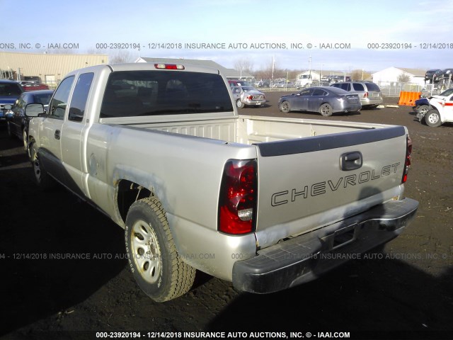 1GCEC19XX5Z293072 - 2005 CHEVROLET SILVERADO C1500 BEIGE photo 3