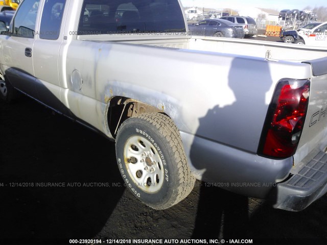 1GCEC19XX5Z293072 - 2005 CHEVROLET SILVERADO C1500 BEIGE photo 6