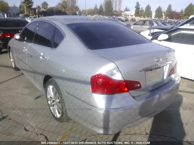 JNKCY01E49M800675 - 2009 INFINITI M35 SPORT SILVER photo 3