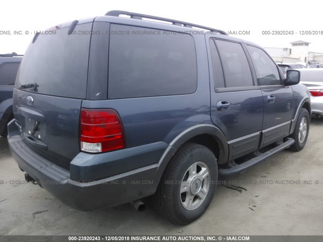 1FMPU15526LA18581 - 2006 FORD EXPEDITION XLT BLUE photo 4