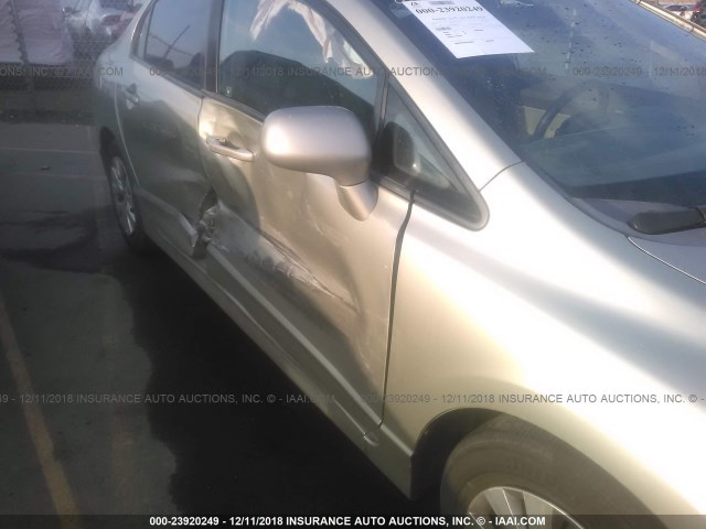 JHMFA16527S004998 - 2007 HONDA CIVIC LX GOLD photo 6