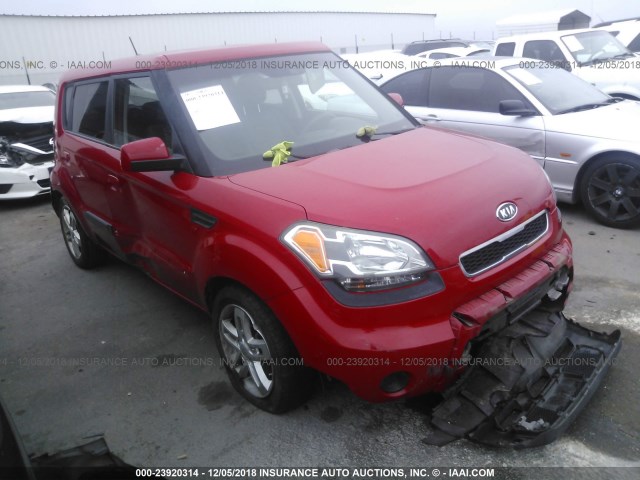 KNDJT2A23A7068700 - 2010 KIA SOUL +/!/SPORT RED photo 1