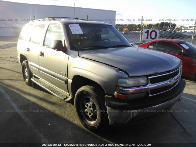 1GNEK13T41R133120 - 2001 CHEVROLET TAHOE K1500 BEIGE photo 1