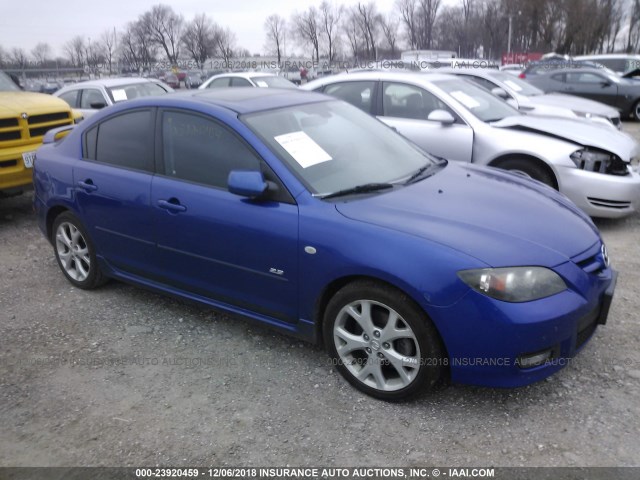 JM1BK323571624666 - 2007 MAZDA 3 S BLUE photo 1