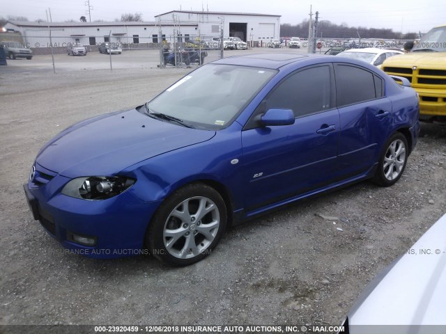 JM1BK323571624666 - 2007 MAZDA 3 S BLUE photo 2