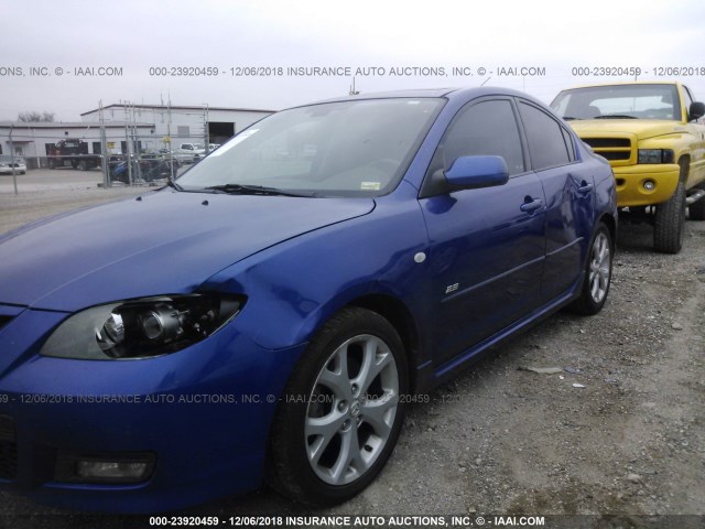 JM1BK323571624666 - 2007 MAZDA 3 S BLUE photo 6