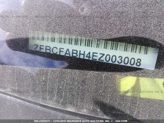 ZFBCFABH4EZ003008 - 2014 FIAT 500L EASY BLACK photo 9