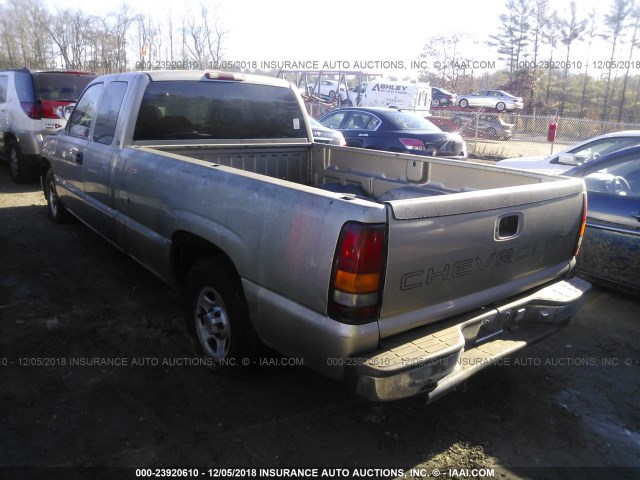 1GCEC19VXYE390735 - 2000 CHEVROLET SILVERADO C1500 GRAY photo 3