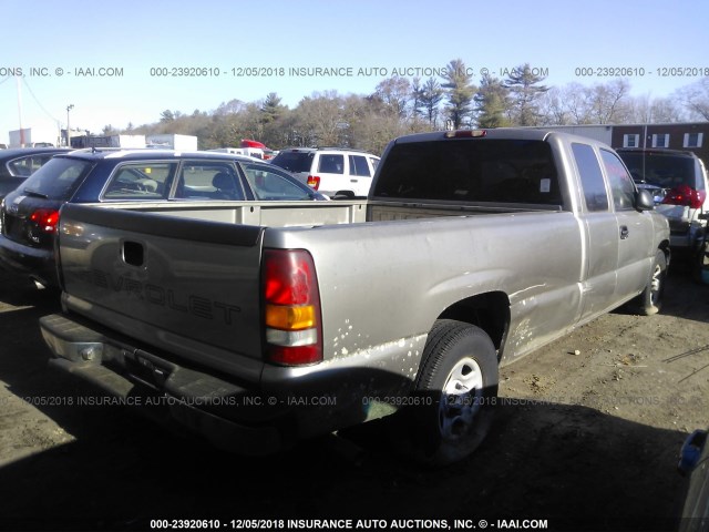 1GCEC19VXYE390735 - 2000 CHEVROLET SILVERADO C1500 GRAY photo 4