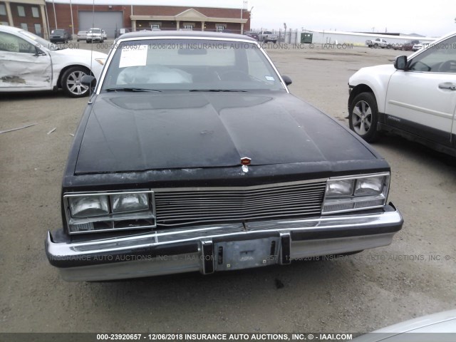 3GCCW80H4FS912714 - 1985 CHEVROLET EL CAMINO BLACK photo 6