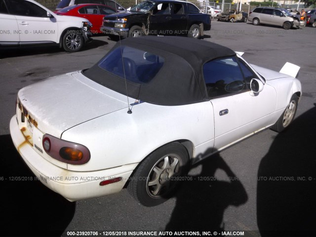 JM1NA3539R0516913 - 1994 MAZDA MX-5 MIATA WHITE photo 4