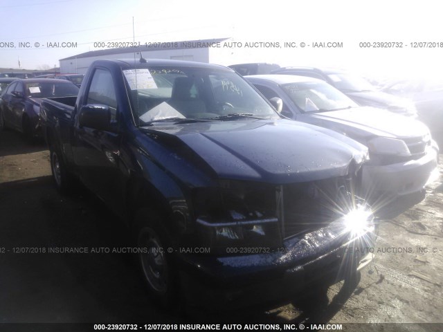 1GCCSBF94B8121854 - 2011 CHEVROLET COLORADO BLUE photo 1