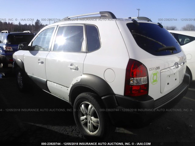 KM8JN72D96U418469 - 2006 HYUNDAI TUCSON GLS/LIMITED 白色 照片 3