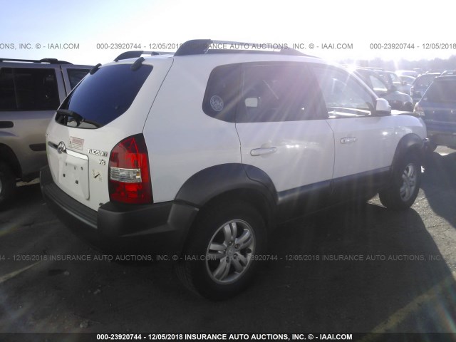 KM8JN72D96U418469 - 2006 HYUNDAI TUCSON GLS/LIMITED 白色 照片 4