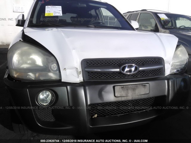 KM8JN72D96U418469 - 2006 HYUNDAI TUCSON GLS/LIMITED 白色 照片 6