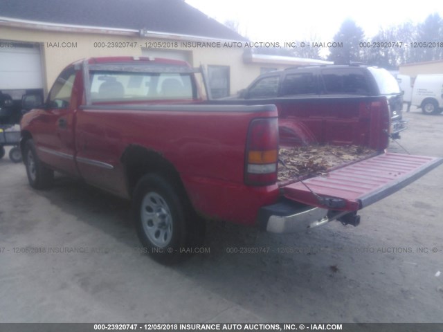 1GTEK14T31E155477 - 2001 GMC NEW SIERRA K1500 RED photo 3