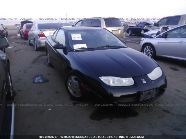 1G8ZY12782Z270215 - 2002 SATURN SC2 BLACK photo 1