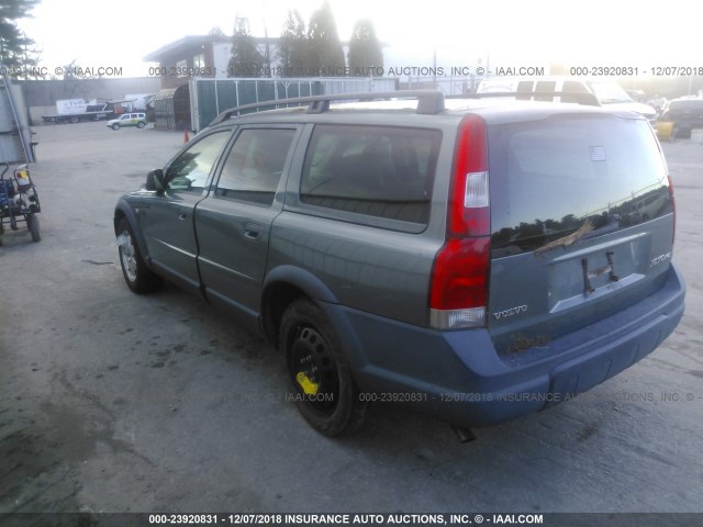 YV1SZ59H431100938 - 2003 VOLVO XC70 GREEN photo 3