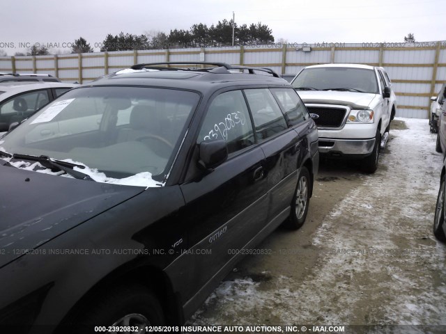 4S3BH896847615660 - 2004 SUBARU LEGACY OUTBACK H6 3.0 VDC BLACK photo 6