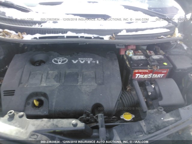 JTKKU10488J005368 - 2008 TOYOTA SCION XD BLACK photo 10