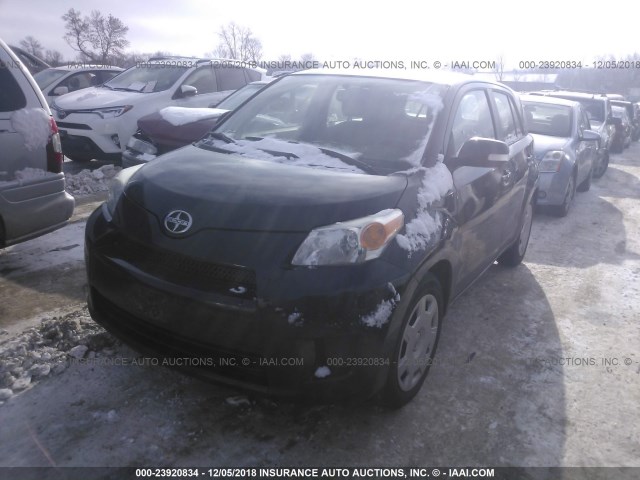 JTKKU10488J005368 - 2008 TOYOTA SCION XD BLACK photo 2