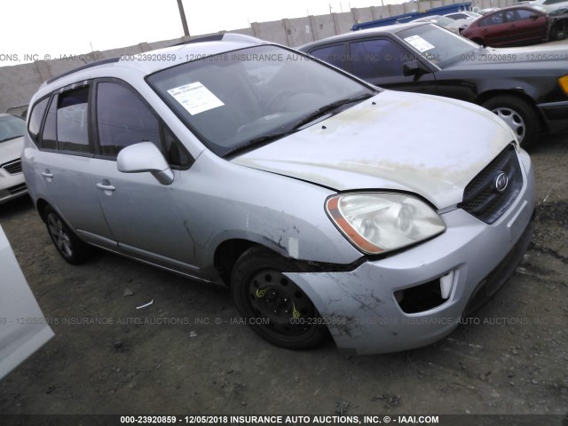 KNAFG526477112884 - 2007 KIA RONDO LX/EX SILVER photo 1