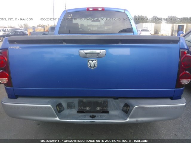 1D7HA16K38J211977 - 2008 DODGE RAM 1500 ST BLUE photo 6