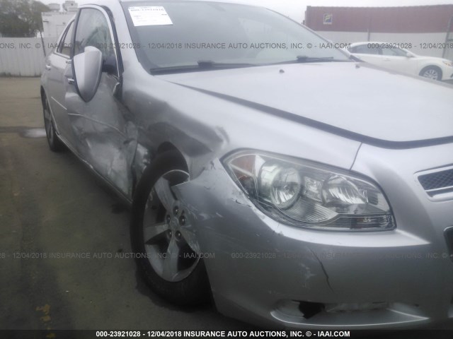 1G1ZC5E07CF393008 - 2012 CHEVROLET MALIBU 1LT SILVER photo 6