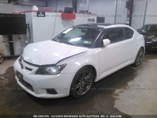 JTKJF5C71C3043329 - 2012 TOYOTA SCION TC WHITE photo 2
