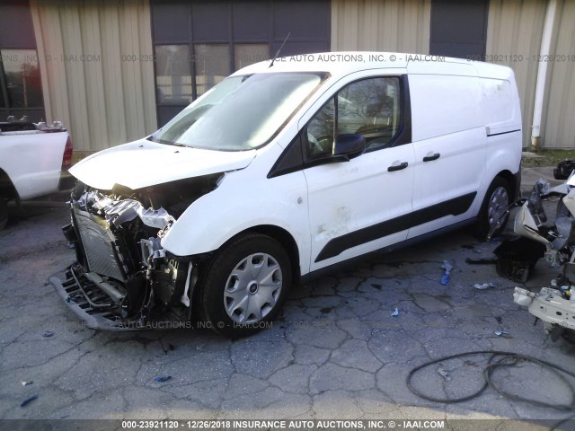 NM0LS7E72J1374804 - 2018 FORD TRANSIT CONNECT  WHITE photo 2