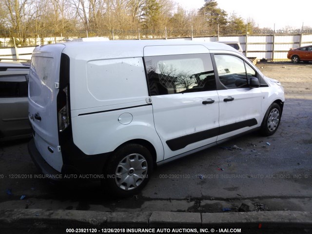 NM0LS7E72J1374804 - 2018 FORD TRANSIT CONNECT  WHITE photo 4